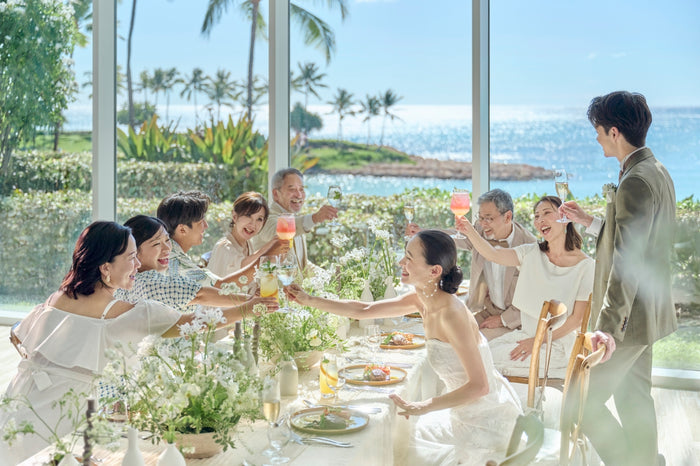 『家族DEラク旅婚』 チャペル＆ビーチ フォトプラン ｜コオリナ・ヴィラ会食付き｜ 〔コオリナチャペル〕のフォトギャラリー画像
