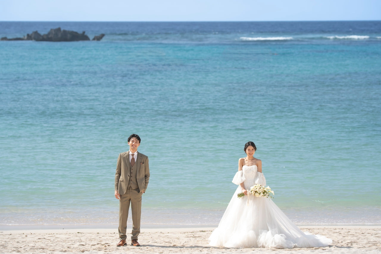 『家族DEラク旅婚。』 チャペル＆ビーチ フォトプラン ｜会食付き｜ 〔アラマンダチャペル〕